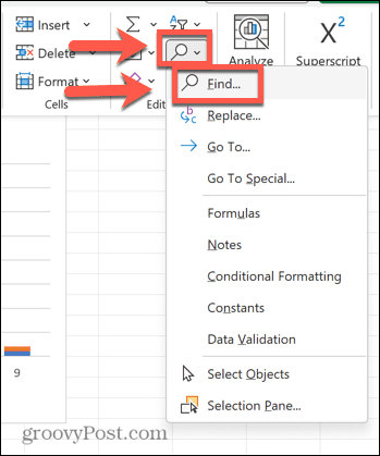 excel temukan dan ganti