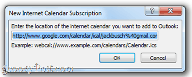 Kalender Google ke Outlook 2010