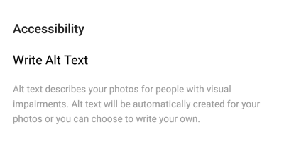 Bagaimana cara menambahkan teks alt ke posting Instagram, deskripsi teks alt dan apa tujuannya