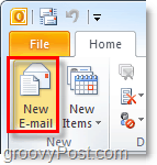 Tulis pesan email baru di Outlook 2010