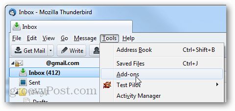 alat thunderbird> add-on