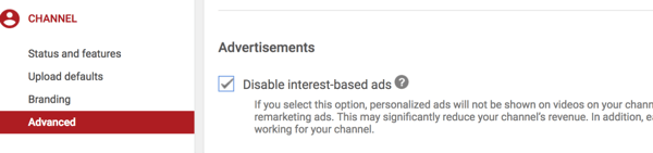 Cara menyiapkan kampanye iklan YouTube, langkah 36, opsi untuk mencegah penempatan video tertentu oleh pesaing di saluran Anda
