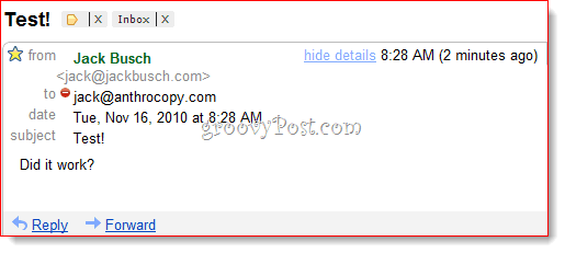 Memfilter Pesan Gmail BCC