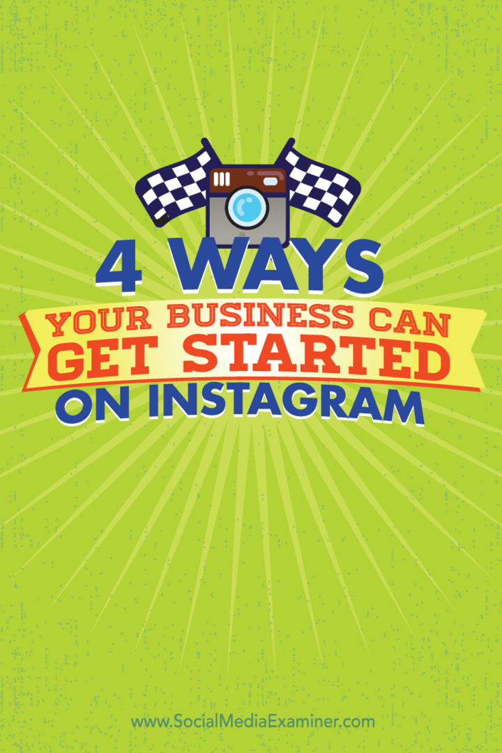 mulailah bisnis Anda di Instagram