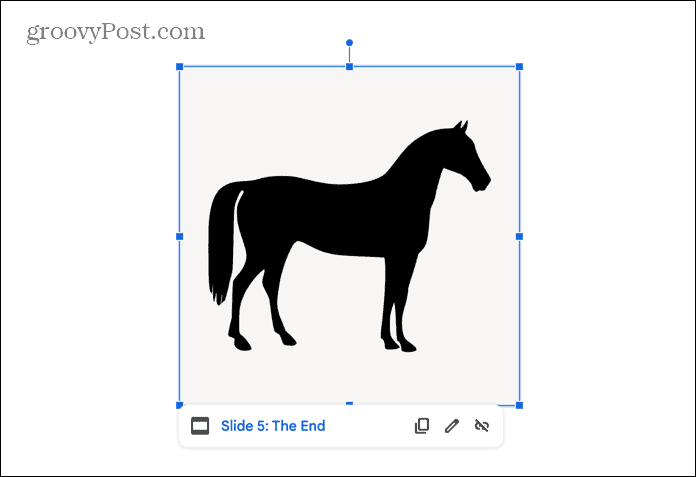 Google slide gambar sebagai tautan