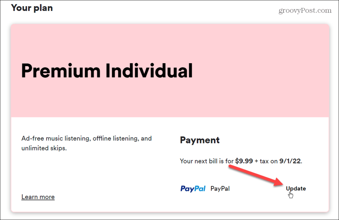 Cara Mengubah Metode Pembayaran di Spotify