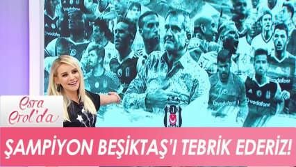 Pertunjukan langsung dari pendukung Beşiktaş yang hebat, Esra Erol!