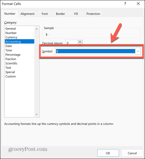 drop-down simbol excel