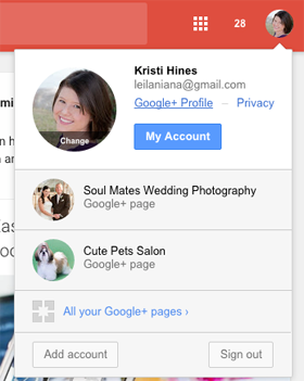 akses profil google plus baru