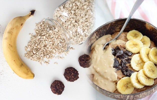 Resep sarapan diet oat: Bagaimana cara membuat pisang dan cocoa oat?