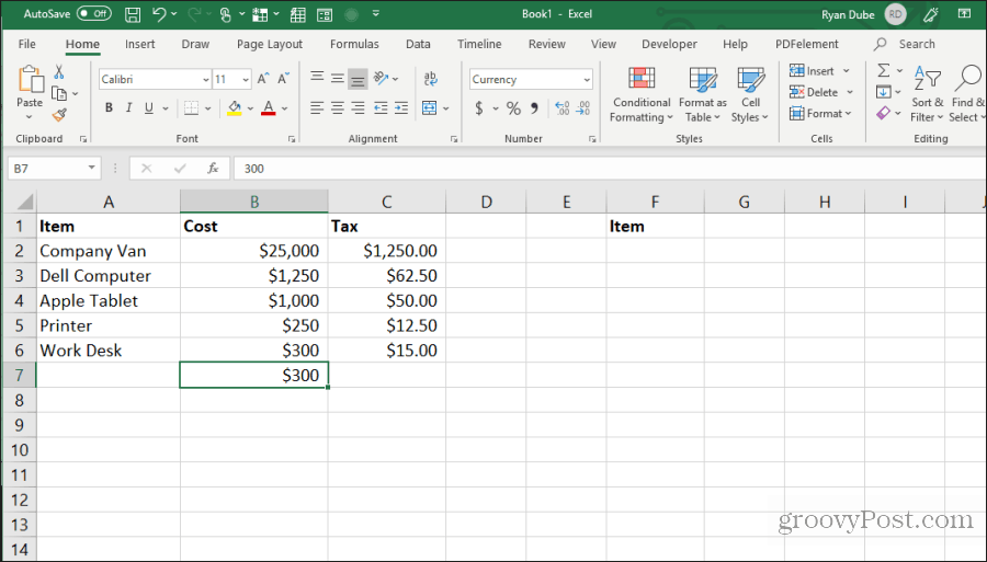 menggunakan kontrol-d di excel