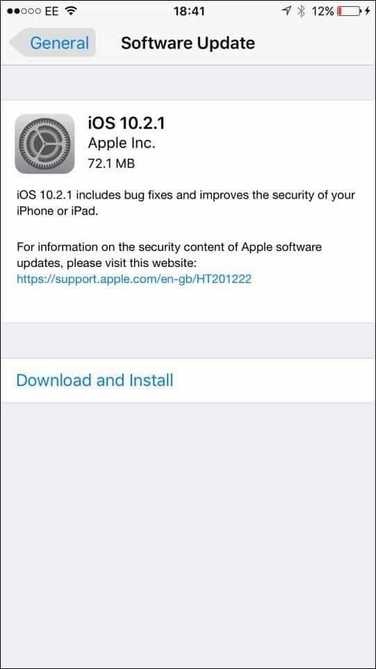 Apple iOS 10.2.1 - Haruskah Anda Meng-upgrade dan Termasuk Apa?
