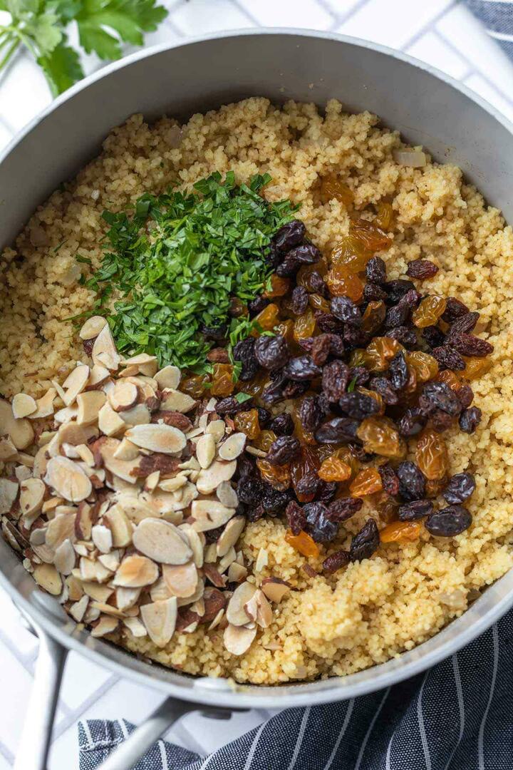 Cara membuat couscous Maroko