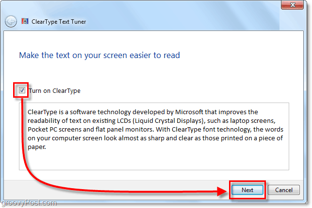 Cara Membaca Teks Di Windows 7 Lebih Mudah Dengan ClearType