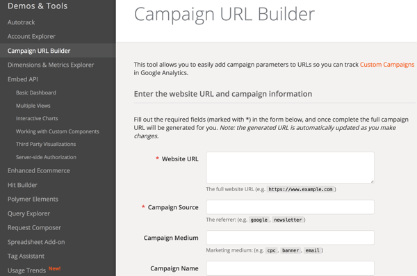 Tambahkan parameter UTM ke URL sehingga Anda dapat melacak kampanye influencer Anda di Google Analytics.