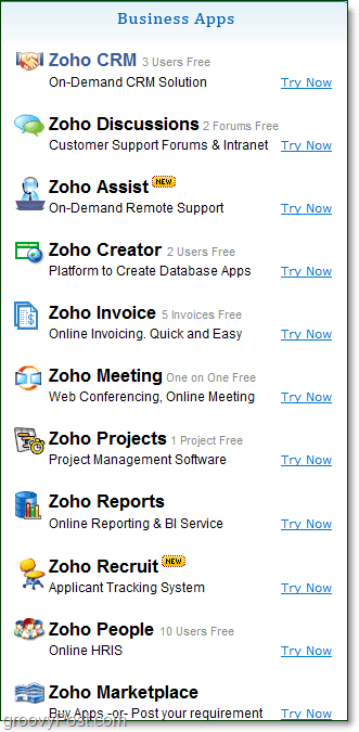 aplikasi bisnis zoho