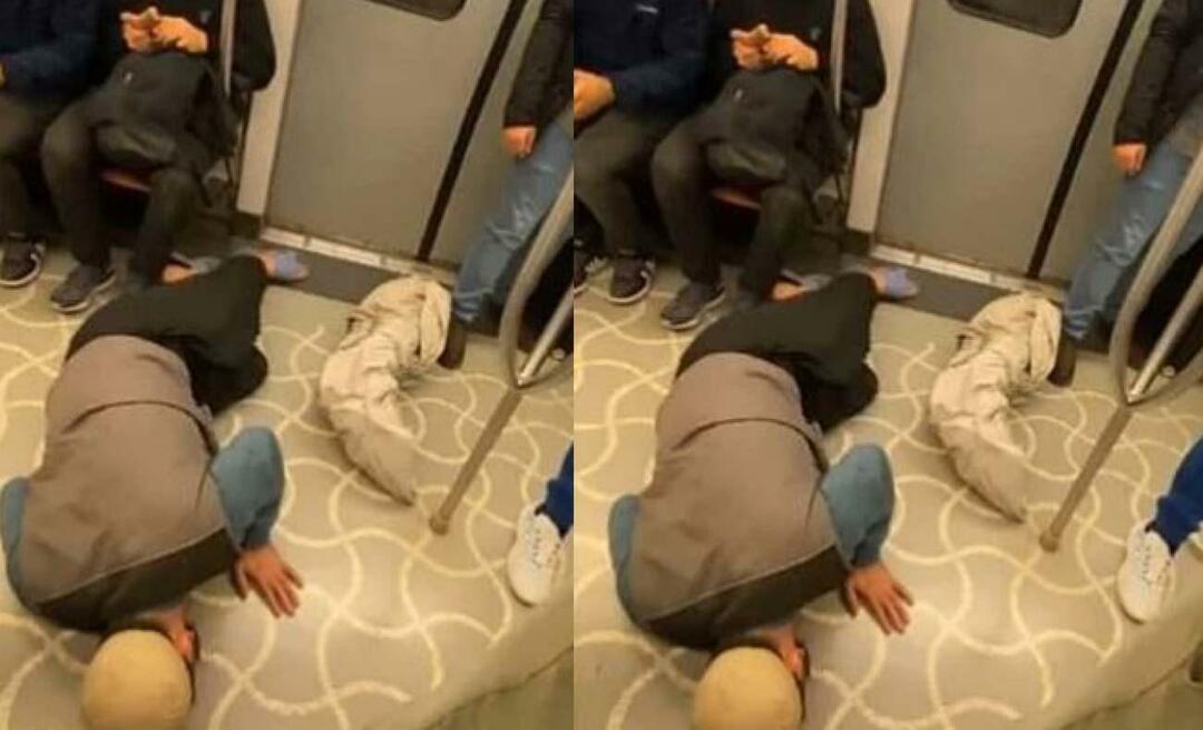 Dia berpura-pura pingsan di halte kereta bawah tanah! Kenyataannya ternyata sangat berbeda