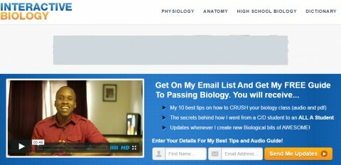 Blog pertama Leslie, Biologi Interaktif, menyajikan konsep biologi individu dalam video pendek.