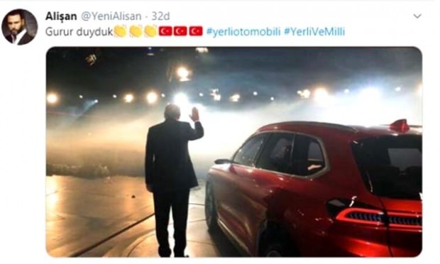 Berbagi mobil domestik Presiden Erdogan mengguncang media sosial! Menambah jumlah pengikut ...