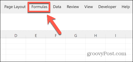 menu rumus excel