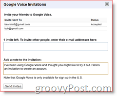 Screenshot Undangan Suara Google