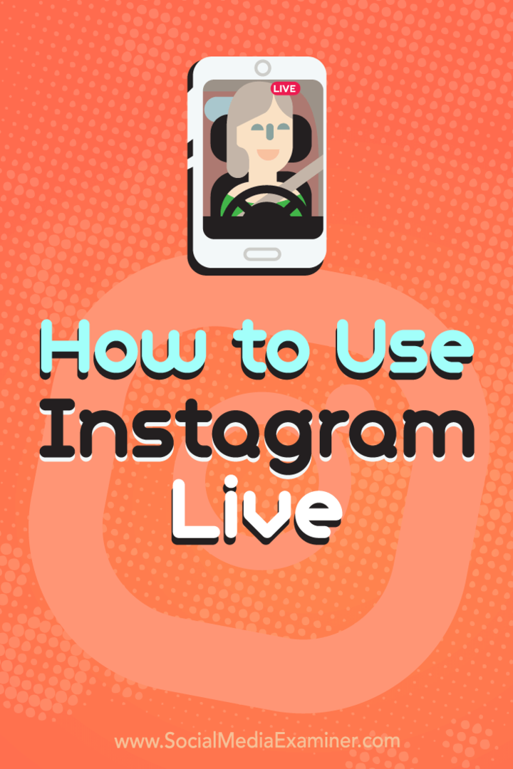 Cara Menggunakan Instagram Live: Penguji Media Sosial
