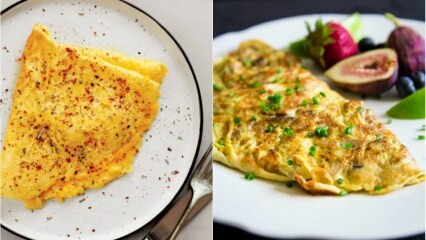 Bagaimana omelet dibuat? Apa saja trik membuat telur dadar? Berapa banyak kalori yang dadar?
