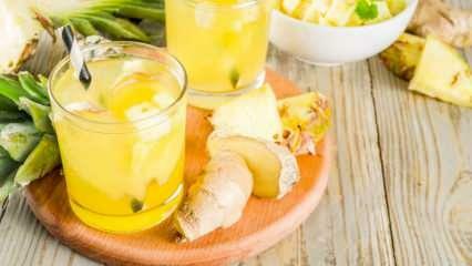 Bagaimana cara membuat limun anti edema? Resep detoks untuk meredakan edema dengan nanas! Menghilangkan resep detoks