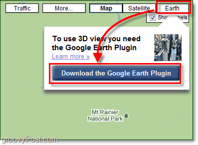 pasang tampilan google earth di google maps
