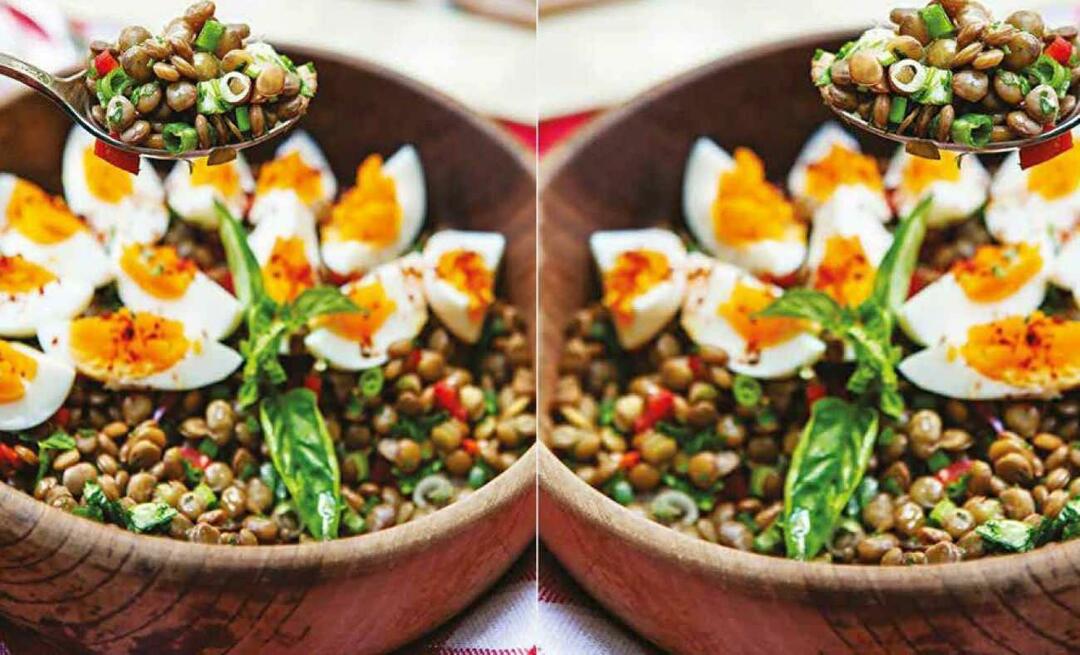 Resep putih telur lentil hijau, bagaimana cara membuatnya? Resep piyaz yang akan menghibur meja Anda