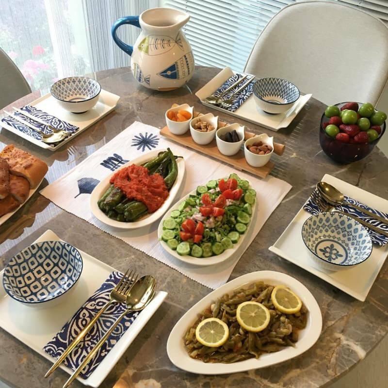 Saran penyajian khusus untuk meja sarapan selama Pesta Ramadhan