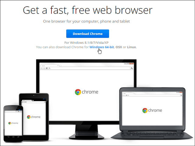 Google Chrome 64-Bit Sekarang Tersedia untuk Windows 7 dan di atasnya