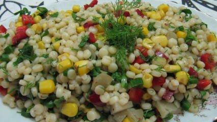 Bagaimana cara membuat couscous salad? Resep salad termudah dari couscous