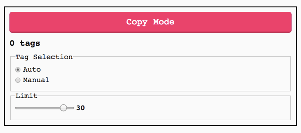 DisplayPurposes.com memungkinkan Anda menempelkan hingga 30 hashtag.