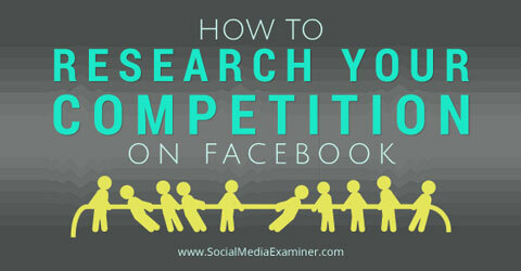 riset persaingan Anda di facebook