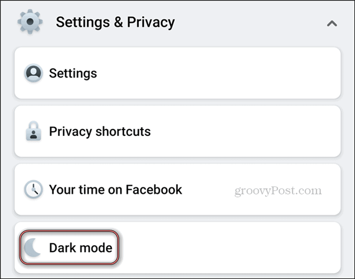 Mode Gelap Facebook Pengaturan Android Privasi Mode Gelap