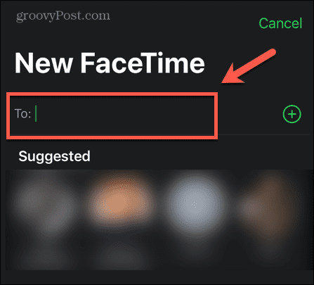 kontak facetime baru