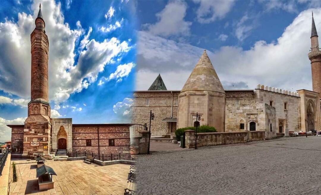 Masjid warisan dunia UNESCO dari Ankara dan Konya. Masjid Arslanhane dan masjid Eşrefoğlu