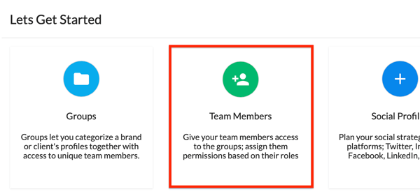 Mulailah dengan menambahkan anggota tim ke akun Statusbrew Anda.