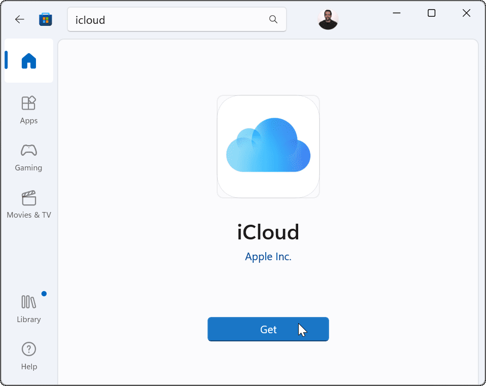 Hubungkan Apple iCloud dengan Aplikasi Foto Windows 11