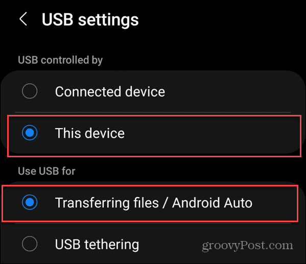 Transfer Foto dari Android ke Drive USB