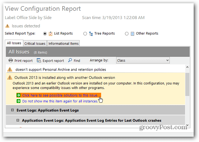 Perbaiki Masalah Microsoft Office dengan Alat Analisis Konfigurasi Office