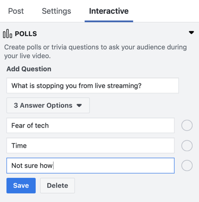 Cara Menggunakan Facebook Live dalam Pemasaran Anda, langkah 5.