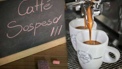 Apa arti kopi gantung? Caffé Sospeso: tradisi kopi gantung Neapolitan