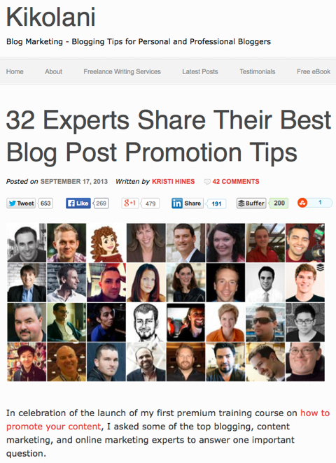 32 pakar membagikan postingan blog terbaik mereka
