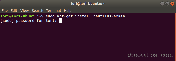 Instal Nautilus Admin