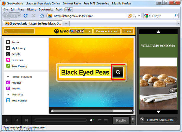 cari Grooveshark untuk Black Eyed Peas