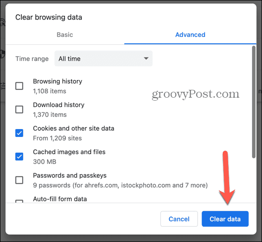 data yang jelas krom