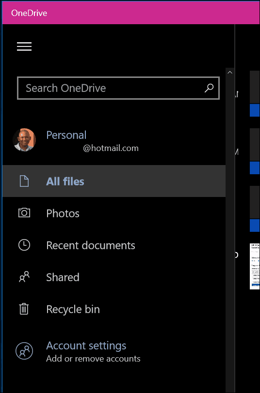 onedrive biz tambahkan