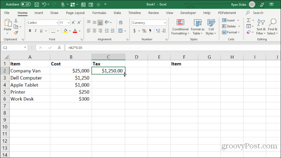 mengisi sel di excel